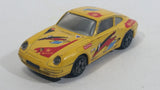 Burago Super Cup Porsche 911 Shell Pirelli Yellow 1:43 Scale Die Cast Toy Car Vehicle