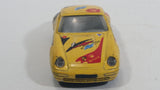 Burago Super Cup Porsche 911 Shell Pirelli Yellow 1:43 Scale Die Cast Toy Car Vehicle