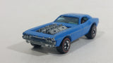 VHTF RARE Vintage 1971 Hot Wheels Bye Focal Red Lines Enamel Blue Die Cast Toy Car Vehicle Original Hong Kong