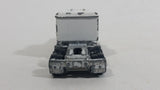 Vintage Yatming Kenworth Semi Tractor Truck 'White Wheels' White Die Cast Toy Car Vehicle