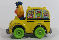 1981, 1983 Playskool The Muppets Sesame Street Bert as a Bus Driver Yellow Die Cast Toy Car Vehicle - Treasure Valley Antiques & Collectibles