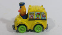 1981, 1983 Playskool The Muppets Sesame Street Bert as a Bus Driver Yellow Die Cast Toy Car Vehicle - Treasure Valley Antiques & Collectibles