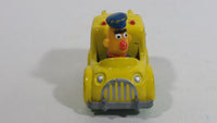 1981, 1983 Playskool The Muppets Sesame Street Bert as a Bus Driver Yellow Die Cast Toy Car Vehicle - Treasure Valley Antiques & Collectibles