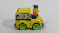 1981, 1983 Playskool The Muppets Sesame Street Bert as a Bus Driver Yellow Die Cast Toy Car Vehicle - Treasure Valley Antiques & Collectibles