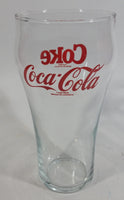 Coca-Cola Coke Soda Pop Red Lettering 6" Tall Glass Fountain Cup Collectible