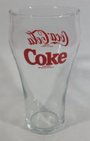 Coca-Cola Coke Soda Pop Red Lettering 6" Tall Glass Fountain Cup Collectible