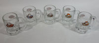 1990s Special Edition A & W Miniature Root Beer Mugs - Grandpa, Papa, Mama, Teen, Baby Set of 5