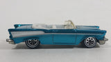 2006 Hot Wheels Classic '57 Chevy Bel Air Convertible Spectraflame Light Blue Die Cast Toy Car Vehicle