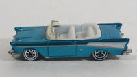 2006 Hot Wheels Classic '57 Chevy Bel Air Convertible Spectraflame Light Blue Die Cast Toy Car Vehicle