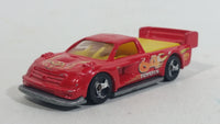 2000 Hot Wheels Pikes Peak Tacoma Truck Red Die Cast Toy Race Car Vehicle