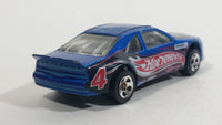 2002 Hot Wheels T-Bird Stocker #4 Metallic Blue Die Cast Toy Race Car Vehicle