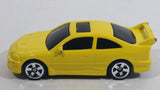 2001 Hot Wheels Honda Civic Yellow Die Cast Toy Car Vehicle McDonald's Happy Meal