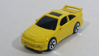 2001 Hot Wheels Honda Civic Yellow Die Cast Toy Car Vehicle McDonald's Happy Meal