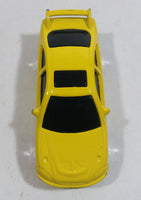 2001 Hot Wheels Honda Civic Yellow Die Cast Toy Car Vehicle McDonald's Happy Meal