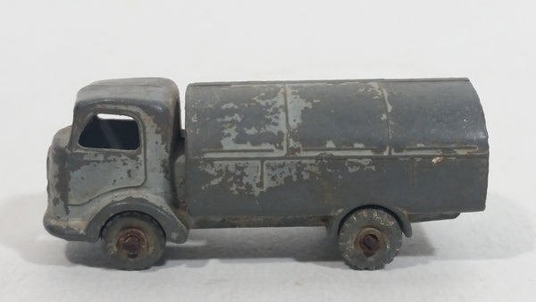 Vintage Lesney Karrier Garbage Refuse Collector Truck No. 38 Grey Die Cast Toy Car Vehicle - Made in England