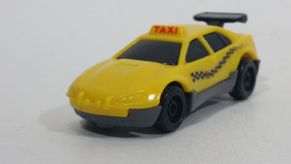 1997 Hot Wheels McDonald's Taxi Plastic Body Yellow Die Cast Toy Car Vehicle McDonald's Happy Meal