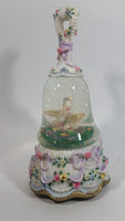 Unicorn Mother and Baby Snow Globe Musical Box Resin and Glass Collectible Ornament