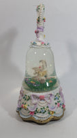 Unicorn Mother and Baby Snow Globe Musical Box Resin and Glass Collectible Ornament