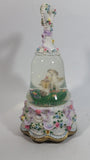 Unicorn Mother and Baby Snow Globe Musical Box Resin and Glass Collectible Ornament