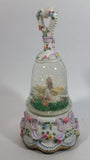 Unicorn Mother and Baby Snow Globe Musical Box Resin and Glass Collectible Ornament