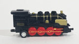 1990s Soma Santa Fe Train Engine Locomotive Pullback Motorized Friction Die Cast Toy Railroad Vehicle