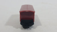 1990s Soma Train Car HP6523 Brown Red Plastic Toy Railroad Vehicle