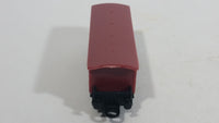 1990s Soma Train Car HP6523 Brown Red Plastic Toy Railroad Vehicle