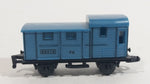 1990s Soma Train Car 68279 PN Blue Plastic Toy Railroad Vehicle