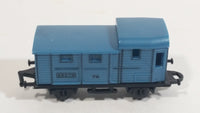 1990s Soma Train Car 68279 PN Blue Plastic Toy Railroad Vehicle