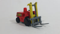 1972 Lesney Products Matchbox Red Yellow Superfast No. 15 Fork Lift Truck Toy Car Warehouse Yard Machinery Vehicle