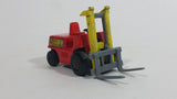 1972 Lesney Products Matchbox Red Yellow Superfast No. 15 Fork Lift Truck Toy Car Warehouse Yard Machinery Vehicle