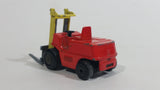 1972 Lesney Products Matchbox Red Yellow Superfast No. 15 Fork Lift Truck Toy Car Warehouse Yard Machinery Vehicle