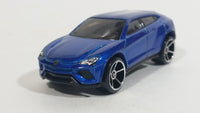 2016 Hot Wheels Hot Trucks Lamborghini Urus Blue Die Cast Toy Car Vehicle