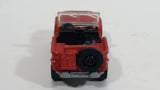 2013 Matchbox MBX Explorers Jeep Willys Rust Red Die Cast Toy Car Vehicle