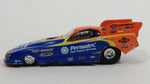 Permatex Limited Anniversary Edition Marty Nothstein NHRA Funny Car Chevrolet Impala SS Orange Die Cast Toy Race Car Vehicle - Rubber Tires - Missing Engine