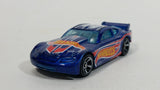 2014 Hot Wheels Race Team Circle Tracker Metalflake Blue Die Cast Toy Car Vehicle