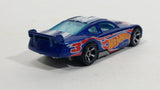 2014 Hot Wheels Race Team Circle Tracker Metalflake Blue Die Cast Toy Car Vehicle