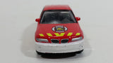 RealToy Red BMW 3 Series Fire Dept Emergency Unit 281 Die Cast Toy Car Firefighting Vehicle