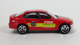 RealToy Red BMW 3 Series Fire Dept Emergency Unit 281 Die Cast Toy Car Firefighting Vehicle