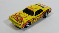 2002 Maisto Marvel Plymouth Hemi Cuda Cyclops Character Yellow Red Die Cast Toy Muscle Car Vehicle