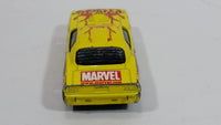 2002 Maisto Marvel Plymouth Hemi Cuda Cyclops Character Yellow Red Die Cast Toy Muscle Car Vehicle