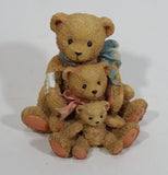 Cherished Teddies Theadore, Samantha and Tyler "Friends Come In All Sizes" 1991 #950505