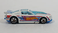 2013 Hot Wheels Racing Race Team '13 Ford Mustang GT White Die Cast Toy Car Vehicle