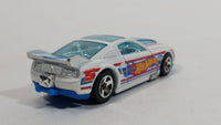 2013 Hot Wheels Racing Race Team '13 Ford Mustang GT White Die Cast Toy Car Vehicle