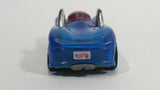 1997 Hot Wheels Phantom Racers Power Pipes Clear Blue Plastic Body Die Cast Toy Car Vehicle