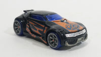 2005 Hot Wheels AcceleRacers Teku High Voltage Black Die Cast Toy Race Car Vehicle