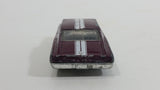 2010 Hot Wheels Muscle Mania '67 Dodge Charger Maroon Die Cast Toy Muscle Car Vehicle