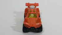 2012 Hot Wheels Quicksand Orange Die Cast Toy Car Vehicle - Yellow Tint