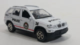 Welly BMW X5 Police 36 White No. 52057 Die Cast Toy Cop Car Vehicle