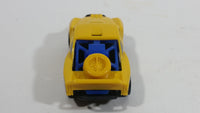 2013 Hot Wheels Track Aces Off Track Yellow Die Cast Toy Car Vehicle